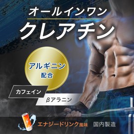アンビーク オールインワン クレアチン アルギニン ベータアラニン カフェイン プレワークアウト 国産 筋トレ エナジー補給 325g