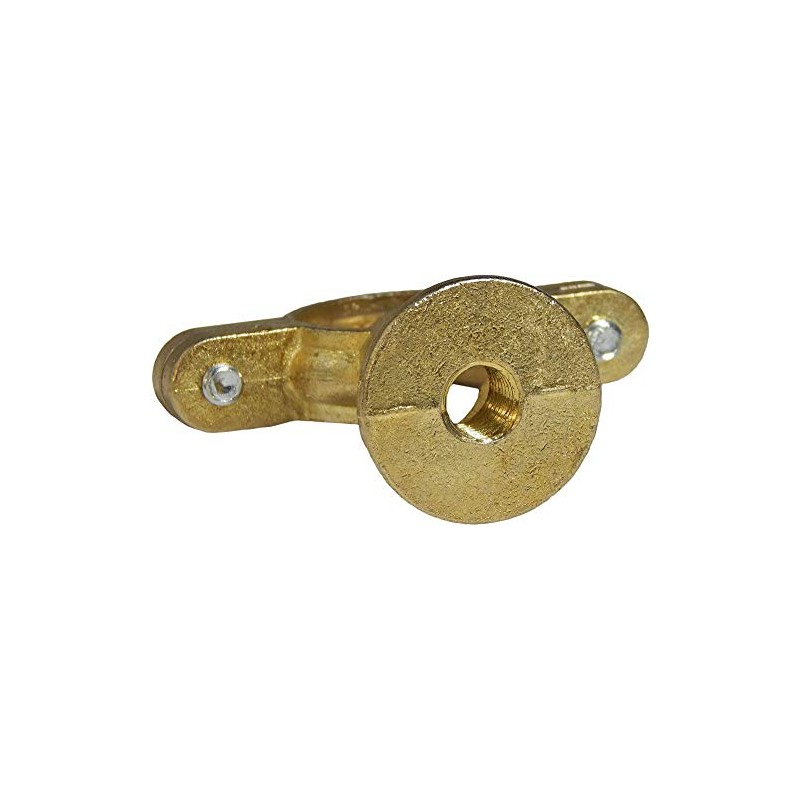 Zamak Pipe Clamps Brass-Plated 12-35 mm Pack of 10 Size