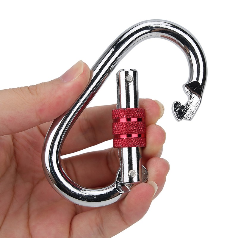 2 Pcs Aerial Yoga Mountaineering Buckle O Type Lock Runway