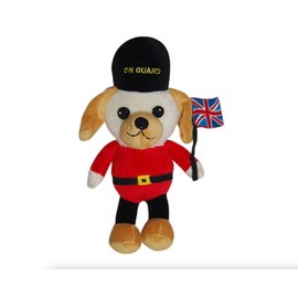 Pet London BRITISH GUARD DOG CHARACTER PLUSH TOY-UK SQUEAKY