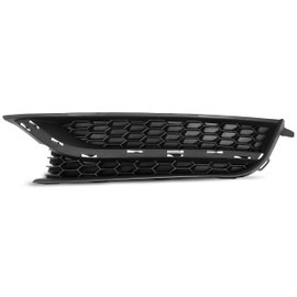 HECASA LH Fog Light Cover Compatible with 2012-2015 Volkswagen Passat Replacement for REPV015518 561853665E9B9 w/o Fog Lights Fog Light Hole Fog Lamp Cover Cap Driver Side