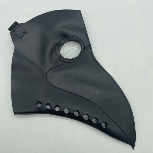 Beng Pro Plague Doctor Mask Halloween Steampunk Cosplay Faux Black
