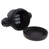 Outdoor IP65 UV Waterproof Round Crossing Box Housing For Electric