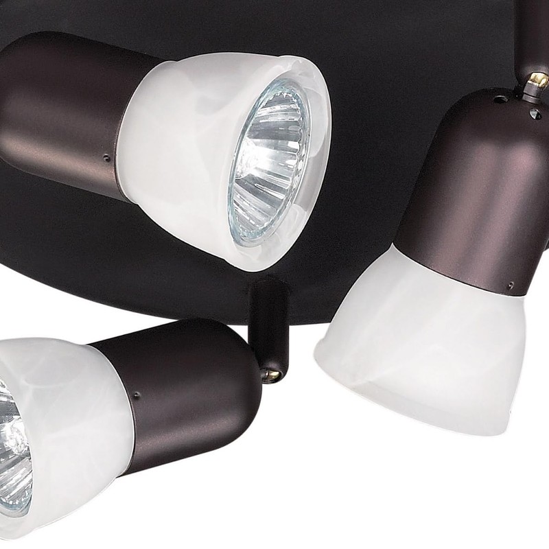 CANARM LTD. ICW356A03ORB10 James 3 Bulb Ceiling/Wall Light, Oil Rubbed