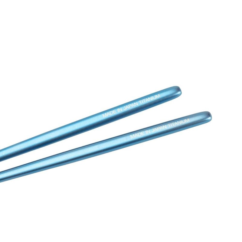 Snow Peak SCT-115-BL Titanium Tapered Chopsticks Blue with Novelty