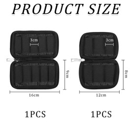 KSBBHDS 2 Stück USB -Aufbewahrungstasche, Artikelorganisator, Tragbare Aufbewahrungstasche, USB -Schutzkoffer.