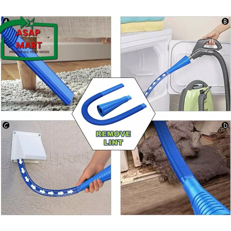 Sealegend 2 Pieces Dryer Vent Cleaner Kit and Dryer Lint