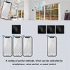 Tuya Wifi Intelligent Curtain Switch Arc Glass Touched Screen Curtain
