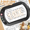IVMAIE 10X Magnifying Glass with Light and Stand, 3-in-1 Magnifying