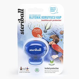 Steriball Diş Fırçası için Vegan Hijyenik Koruyucu Mavi Kap