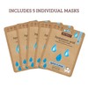 Naturally 30 Hydrating Hyaluronic Acid Infused Sheet Mask, 5 Sheet