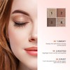 FV Natural Finish Eyeshadow Palette, 4 Matte & Metallic High