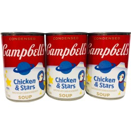 Campbell's Chicken & Stars Soup 10.5 oz 3 Cans