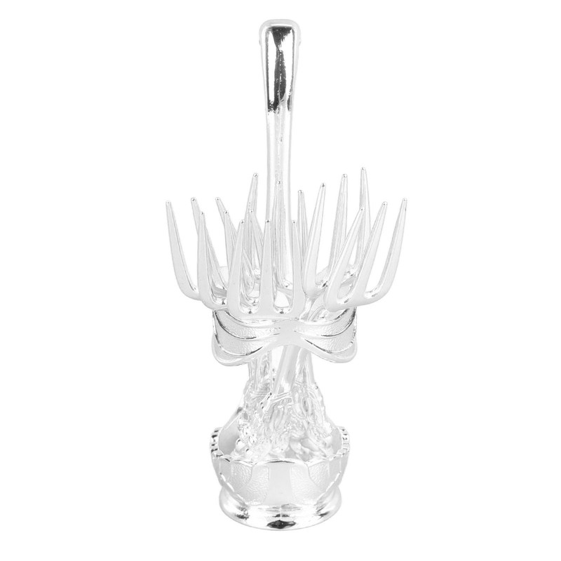 Coffee Spoon Holder Elegant Swan Shaped Alloy Mirror Polish Rich