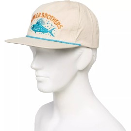 Howler Brothers Rope Snapback Hat Cap Beige Creative Creatures Roosterfish NWT