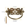Tiazza 2Pcs Antique Brass Vintage Style Pulls Handle Bookcase Wardrobe
