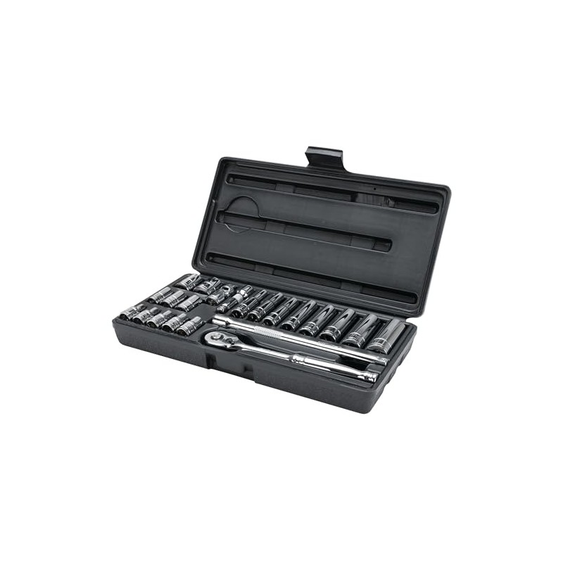 Performance Tool W36901 1/4-Inch Drive SAE Socket Set, 22-Piece