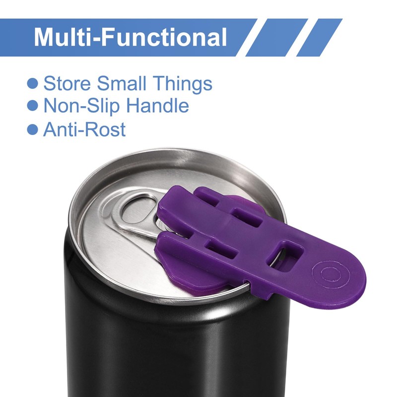 uxcell Manual Easy Can Opener, 4pcs - Plastic Beverage Can