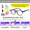 EYEURL 2 Pack Small Reading Glasses for Women Round Frame