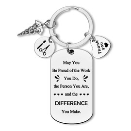Surgical Tech Keyring Appreciation Keychain Thank You Gifts for Surgeon Surgical Nurse Doctor Medical Student Inspirational Graduation Gift Coworker Going Away Farewell Retirement Gifts Birthday Gifts