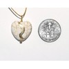 Petite Kintsugi 5/8" White Howlite Broken Heart Mended with 23k