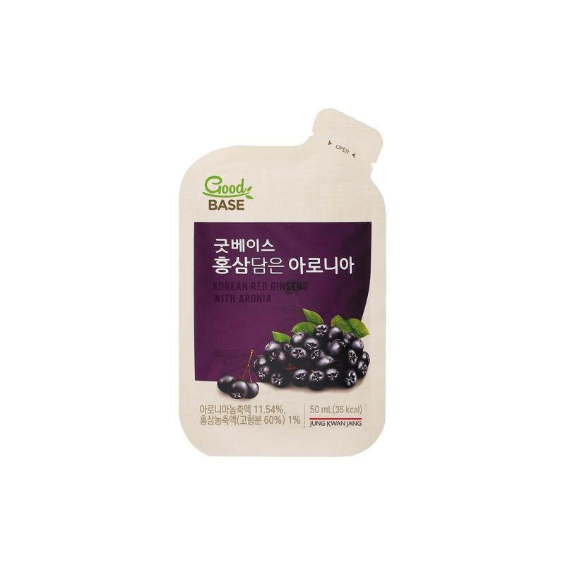 Goodbase [Jeongmol] Goodbase Red Ginseng-Infused Aronia 50ml*30 Sachets
