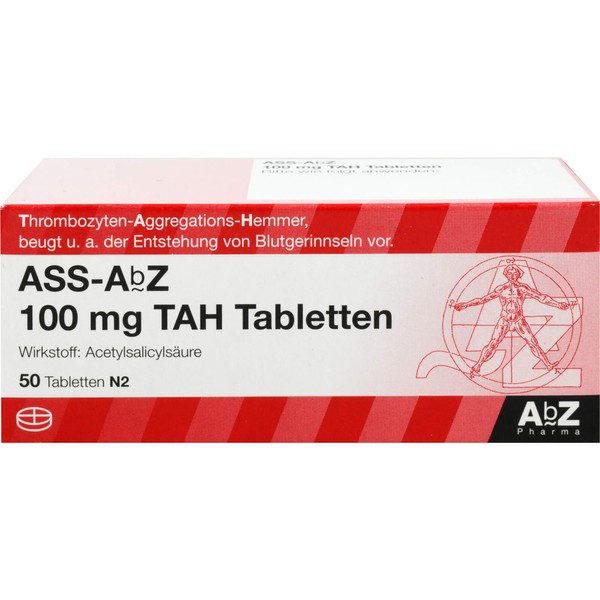 ASS-AbZ 100 mg TAH Tabletten, 50 St TAB