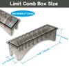 HuGuWdy Clipper Guard Holder，Clipper Holder with 10 Slots Barber Accessories