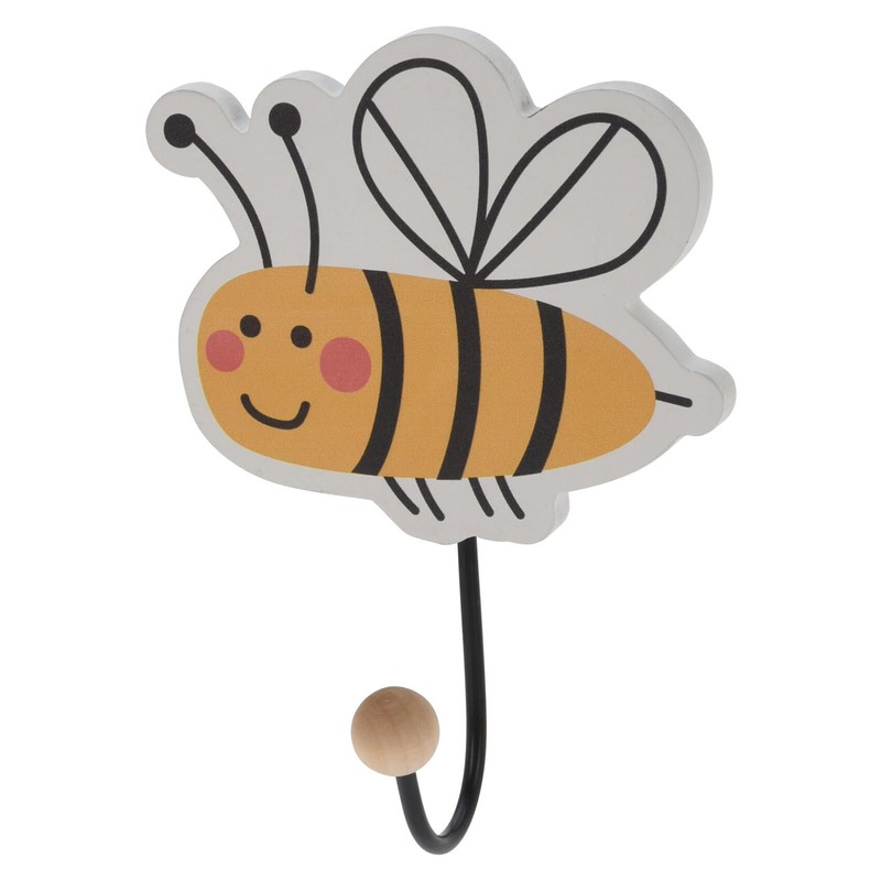Children's Coat Hooks with Animal Motifs - Set of 4