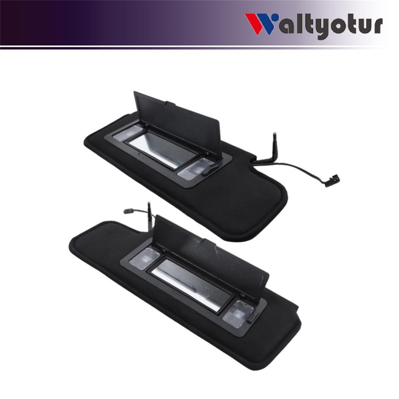 waltyotur Sunvisor Pair New Replacement for Corvette C4 1984-1996 Replacement