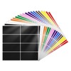 YIKIADA 10 Colour Rectangular Sticky Sticker 1.5 × 0.7 Inch