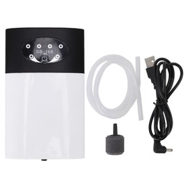 Aquarium Air Pump Rechargeable Ultra Quiet Fish Tank Oxygen Pump for Indoor Outdoor