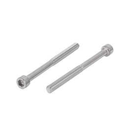 IIVVERR M10 x 80mm 90mm Length Stainless Steel Hex Socket Head Cap Screw Bolt 5pcs (M10 x 80 mm 90 mm de longitud de acero inoxidable cabeza hexagonal casquillo de cabeza tornillo tornillo 5 unids