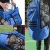 Fitdom Heavy Duty XL Soccer Mesh Equipment Ball Bag w/Adjustable