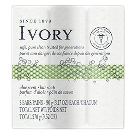 Ivory Bar Soap with Aloe 3 ea (Pack of 6)