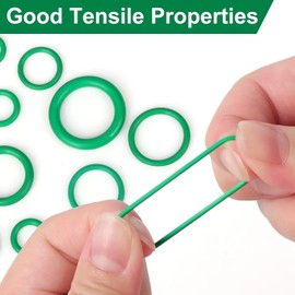 270pcs O-Ring Kit,18 Sizes Assorted Rubber O-Rings for Car Auto Vehicle Repair, Air Conditioning and Compressor Seals