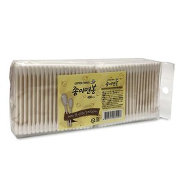 GWM Pure Cotton Paper Stick Ear Swabs Greenbee 400pcs Paper Cotton Swabs