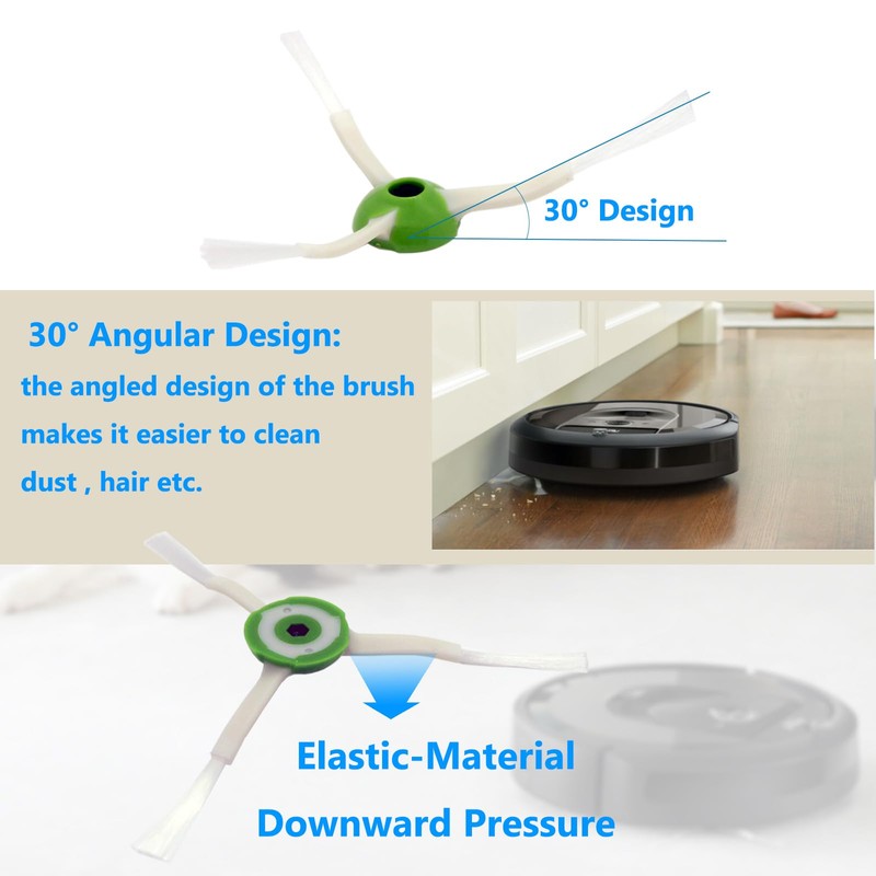 Side Brush Replacement for iRobot Roomba i1 i3 i3+ i4