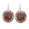 FRONT LINE JEWELRY Artisan-crafted Earrings: West Coast inspired Hummingbird Earrings