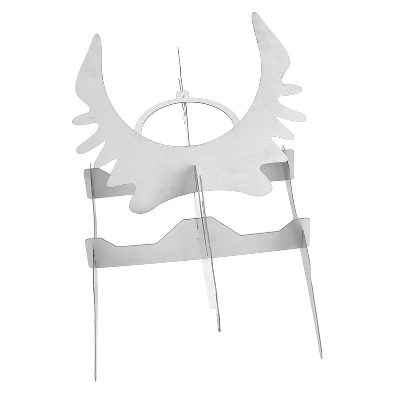 Stainless Steel Chicken Stand Removable Portable MotorcycleShape BBQ Roaster Stand