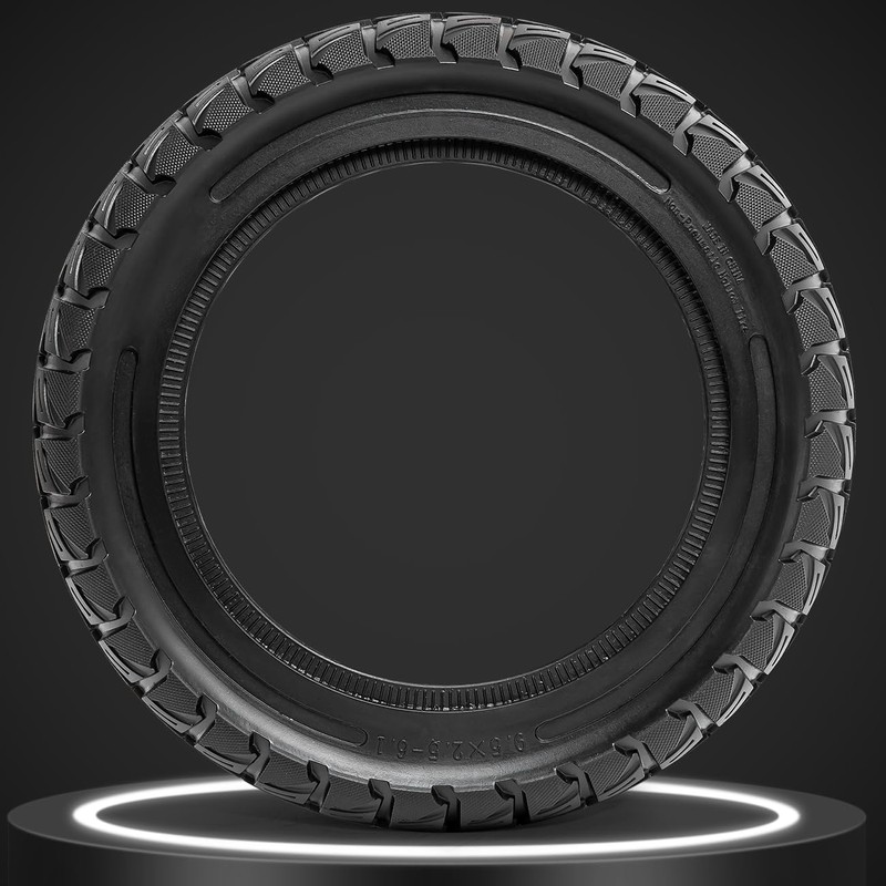 PaoWin 2 PCS 9.5x2.5-6.1 Solid Scooter Tires, 9.5x2.50 Off-Road Tire,