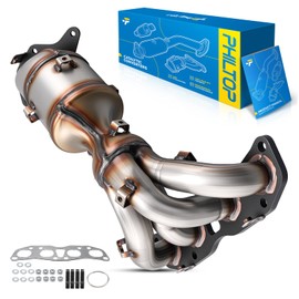 PHILTOP Front Catalytic Converter Kit Direct-Fit Compatible With 2007-2012 Altima 2.5L OE Replace 641302 (EPA Compliant)