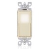 Leviton 15 Amp Decora LED Illuminated Light Wall Switch, 3-Way,