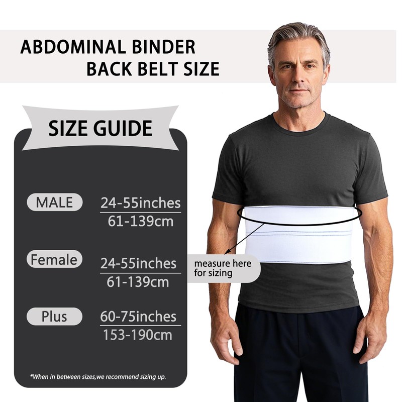 Lixinsunbu Broken Rib Brace Cracked Abdominal Binder Back Belt Chest