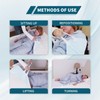 MILDPLUS Washable Bed Pads with 6 Sturdy Handles 34”×36” Extra