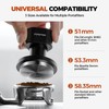 Popspresso 53.3mm Espresso Tamper, Impact Design Coffee Tamper with Sound