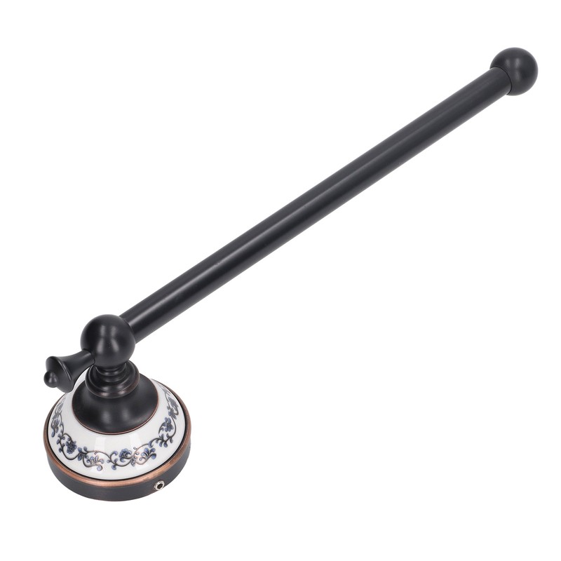 Retro Copper Bathroom Towel Bar Single Bath Towel Rack for