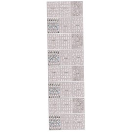 Healvian 24sheets Embossed Flower Nail Art Stickers Floral Nail Decals for Decoration Creative Leaf Designs for Home Salon Use for Women and Girls