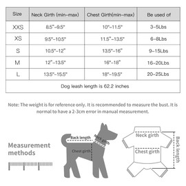 HPETHF Dog Harness for Small Dogs Leashes Set,Soft No Pull Adjustable Breathable Mesh Leash and Harness Vest Belt for Puppy,Small,Medium Dogs(XS-BK)