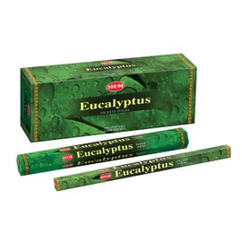 Eucalyptus - Box of Six 20 Stick Tubes - Hem Incense